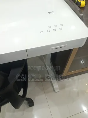 Tempered Glass Electric Table With Soft Touch Control