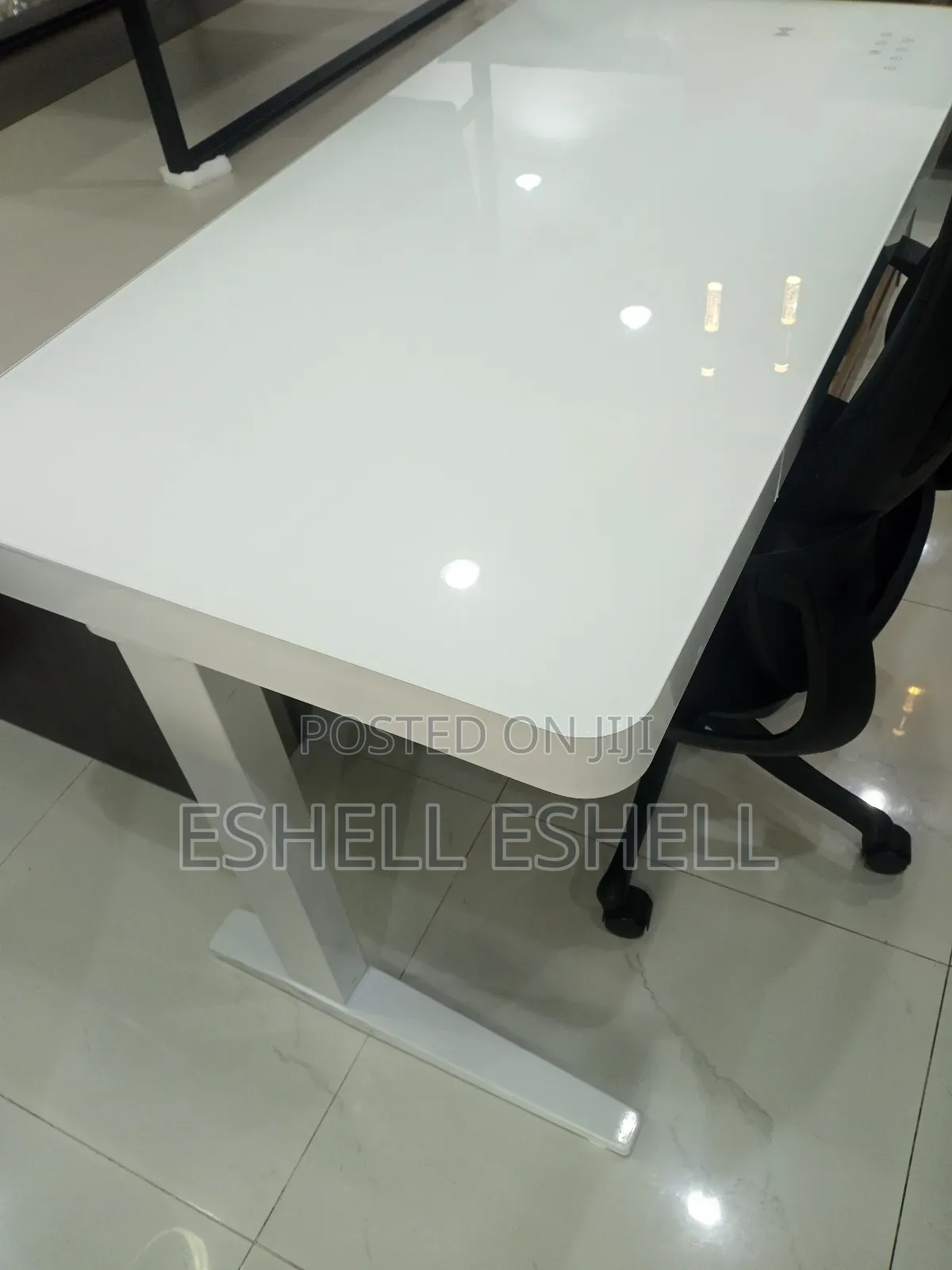 Tempered Glass Electric Table With Soft Touch Control