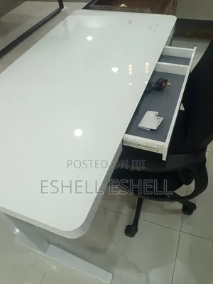 Tempered Glass Electric Table With Soft Touch Control
