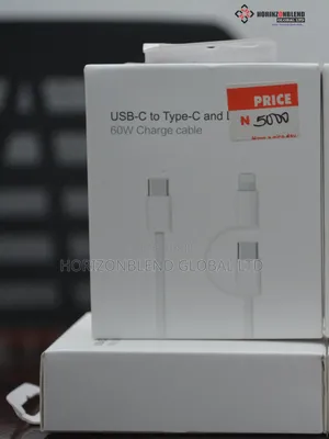 Usb C to Type C and Lightning Cable