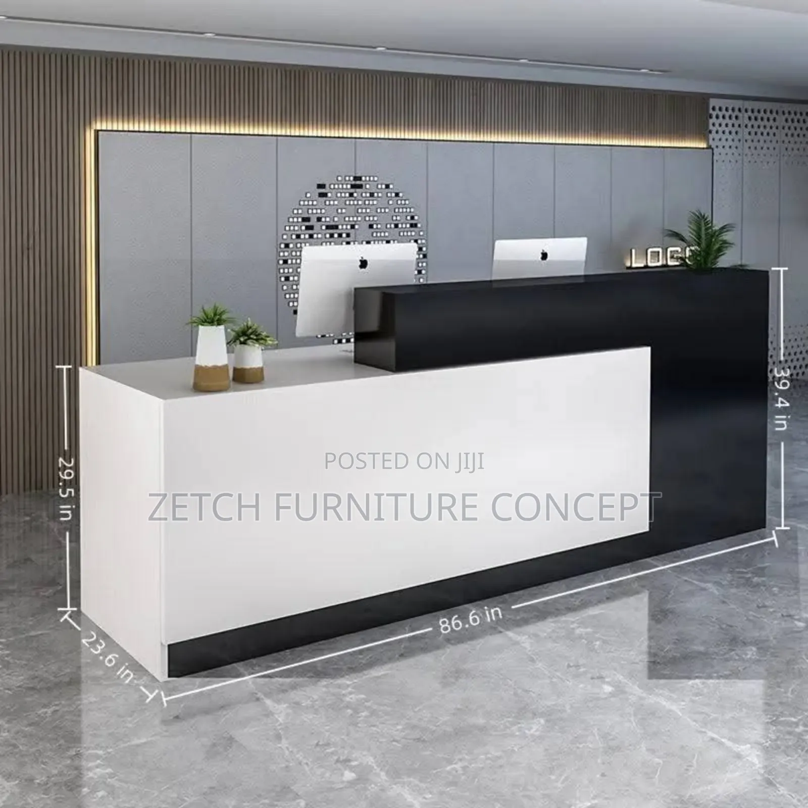 Classic Receptionist Desk