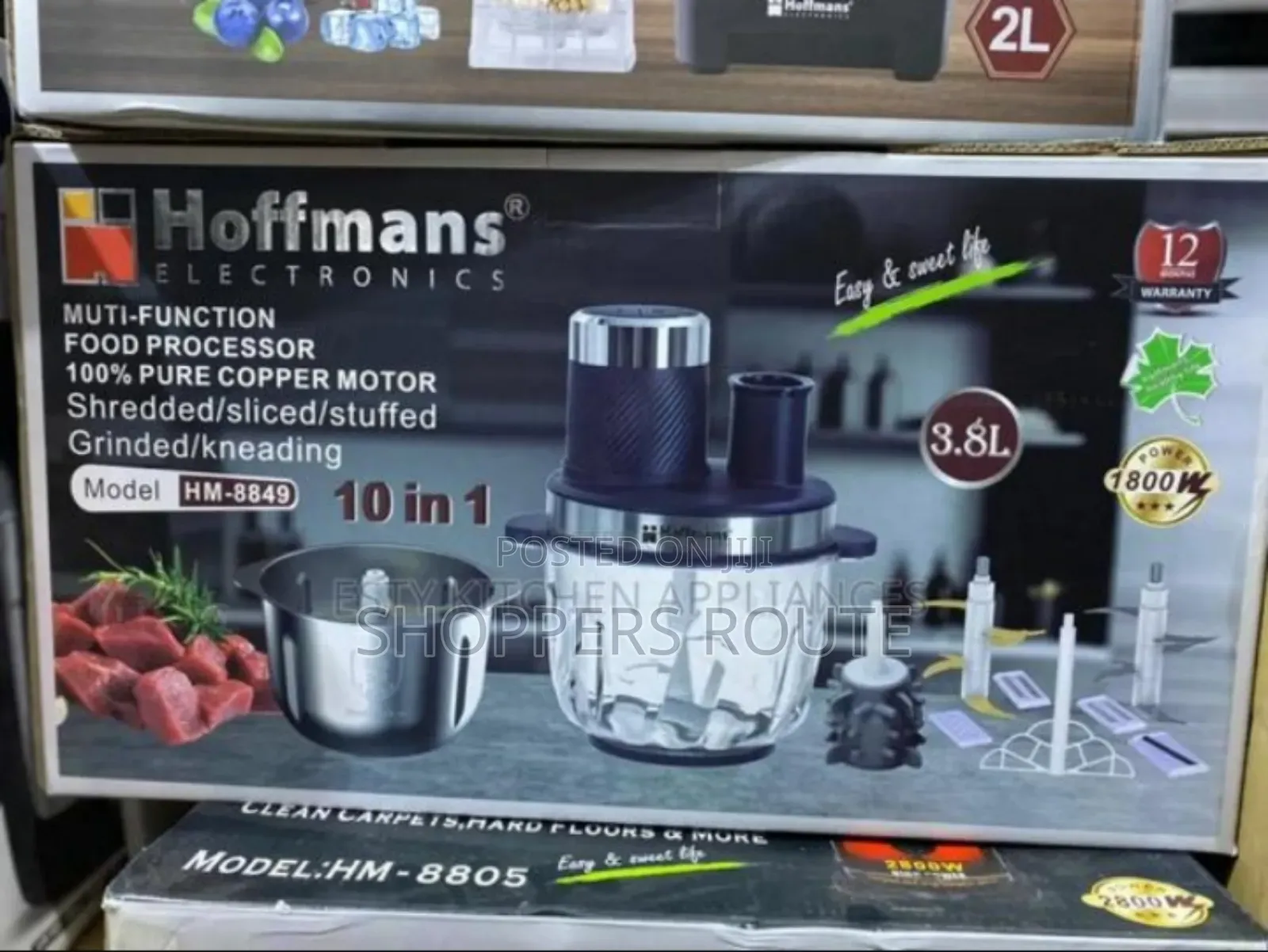 Hoffman's Multi Function Food Processor 10 in 1 Hm 8849