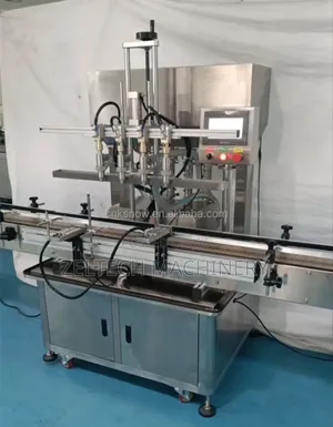 4 Nozzle Filling Machine With Air Compressor