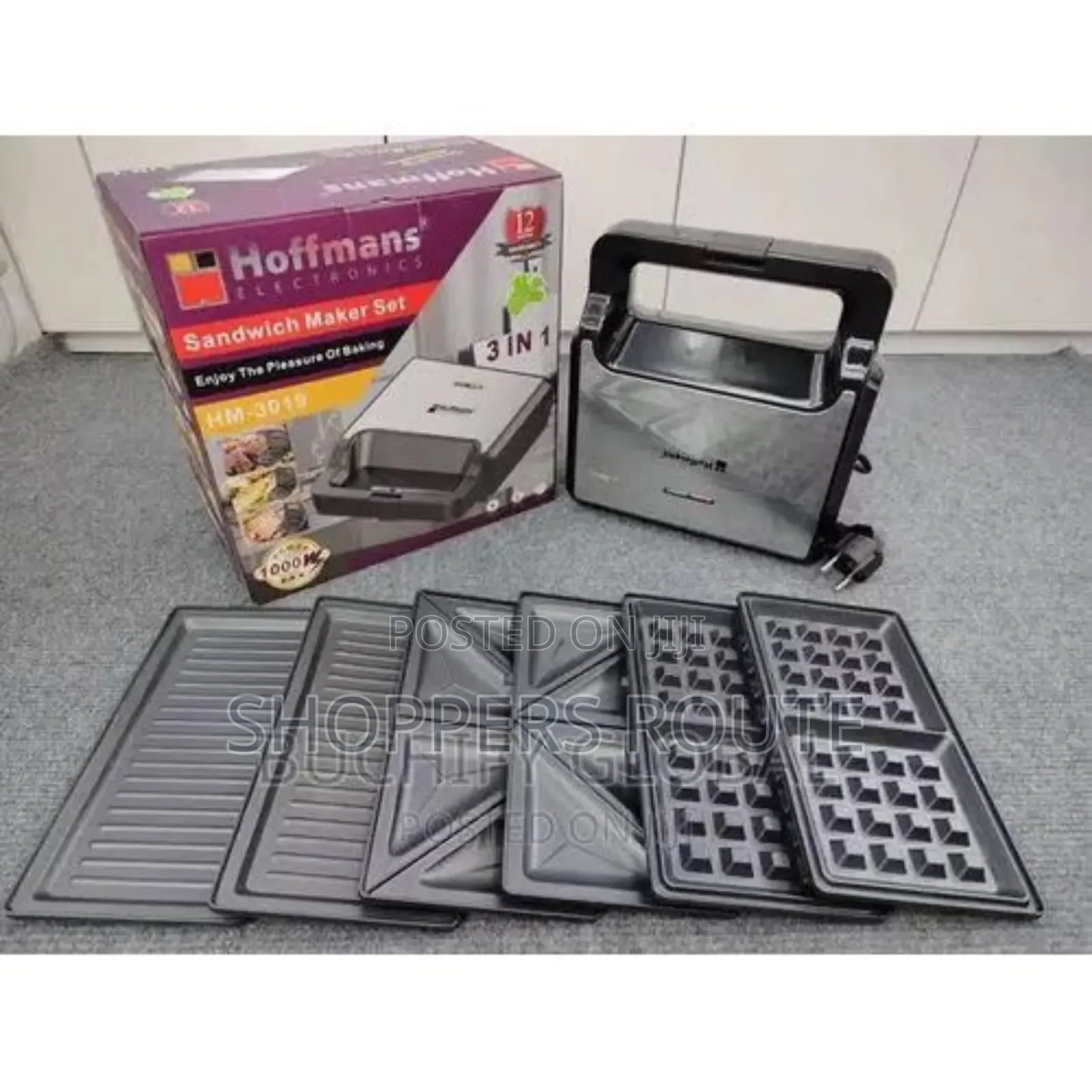 Hoffman's Sandwich Maker 3 in 1 Hm 3019