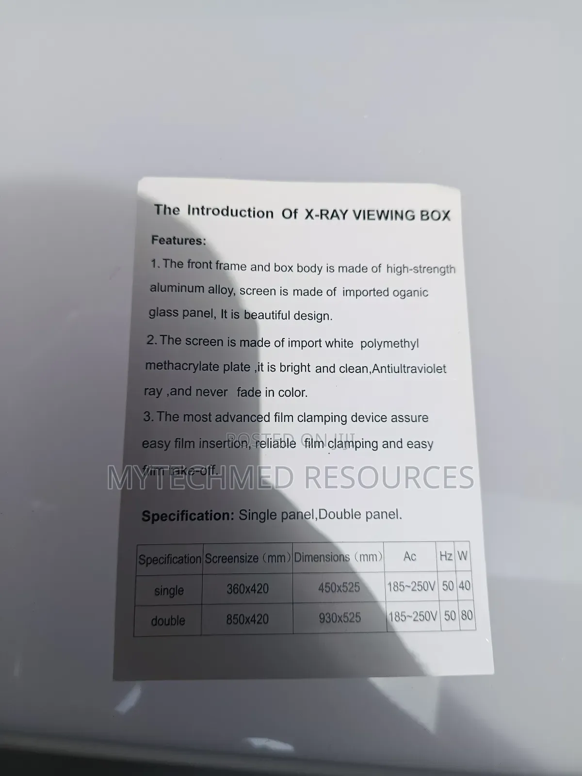 X-ray View Box