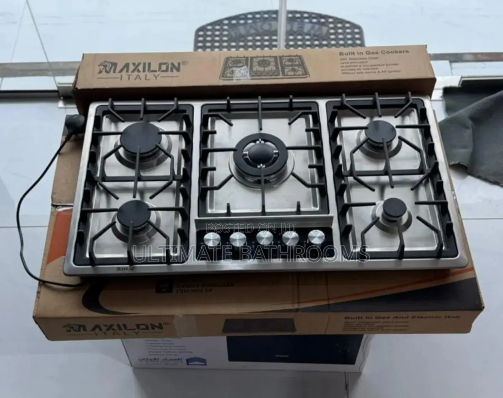 Maxilon Stainless Top 5burner Cooker