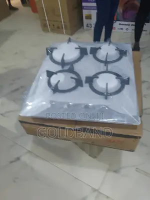 Stainless Steel 4-Burner Gas Stove