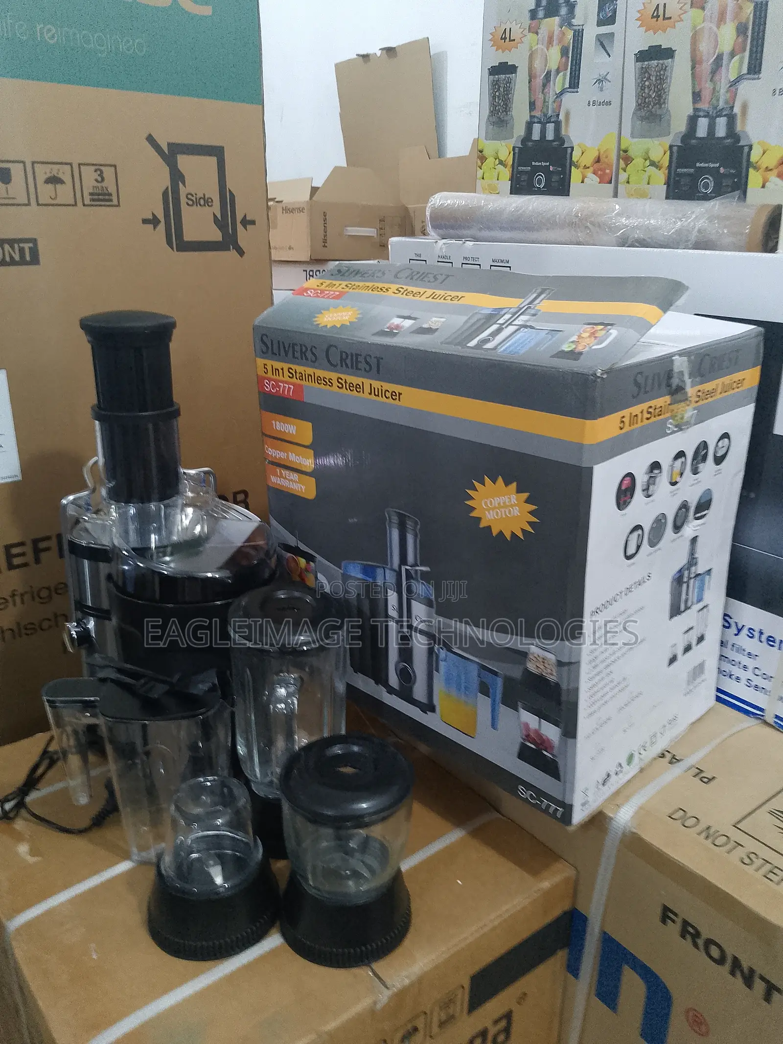 Functional Silver Crest Sc-777 Stainless Juicer