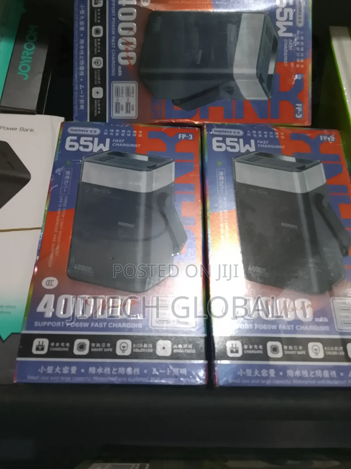 Remax Fp-3 40000mah Power Bank- 65w