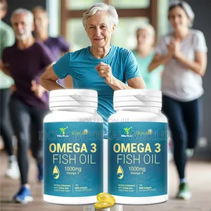 Omega-3 Fish Oil Capsule With Epa and Dha (100 Softgels, 1000mg)