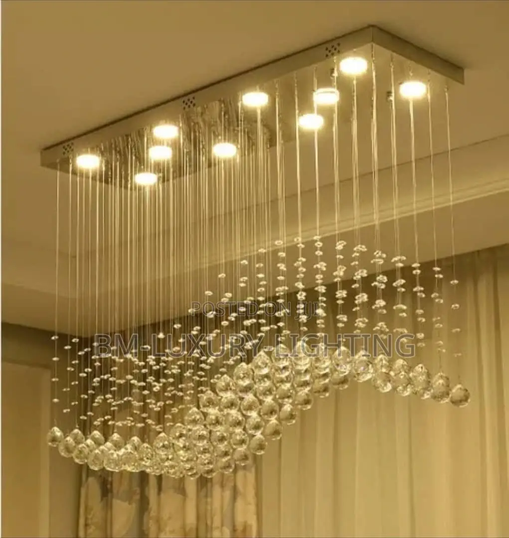 Rectangle Crystal Chandelier