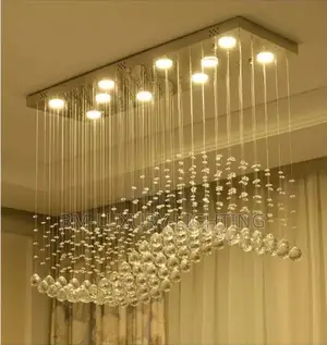 Rectangle Crystal Chandelier