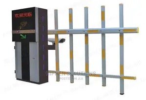 Automated Boom Barrier Gate Remote Control Metal Boom Door
