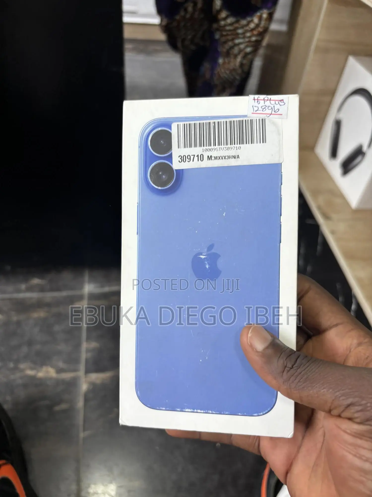 New Apple iPhone 16 Plus 128 GB Blue 