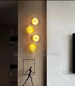 2024 Modern Round Crystal Wall Lamp