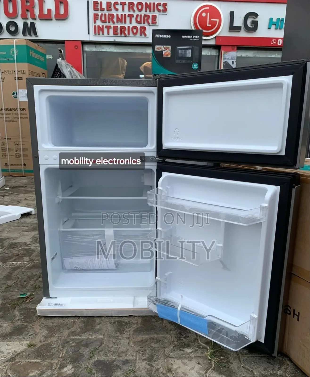 Hisense Ref 120dr 87l Double Door Ref – Efficient Compact Frezzing