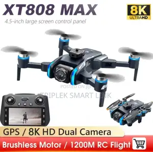 Xt808 Screen Display 5g 1.5km Rc GPS Hd Camera Professional Drone