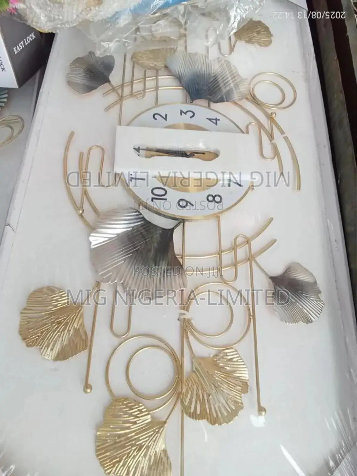 Wall Decor Clock Living Room Wall Iron Design