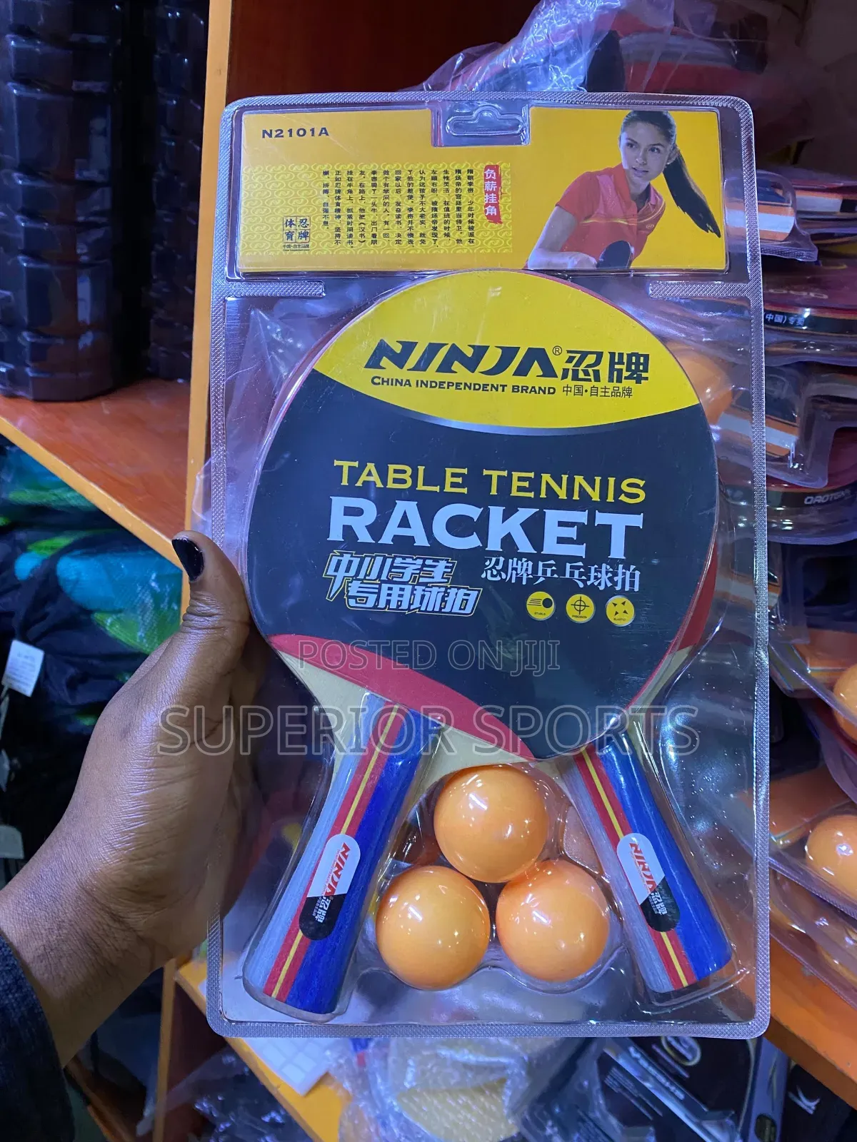 Ninja Table Tennis Set Ninja Table Tennis Bat in Surulere - Sports Equipment, Superior Sports