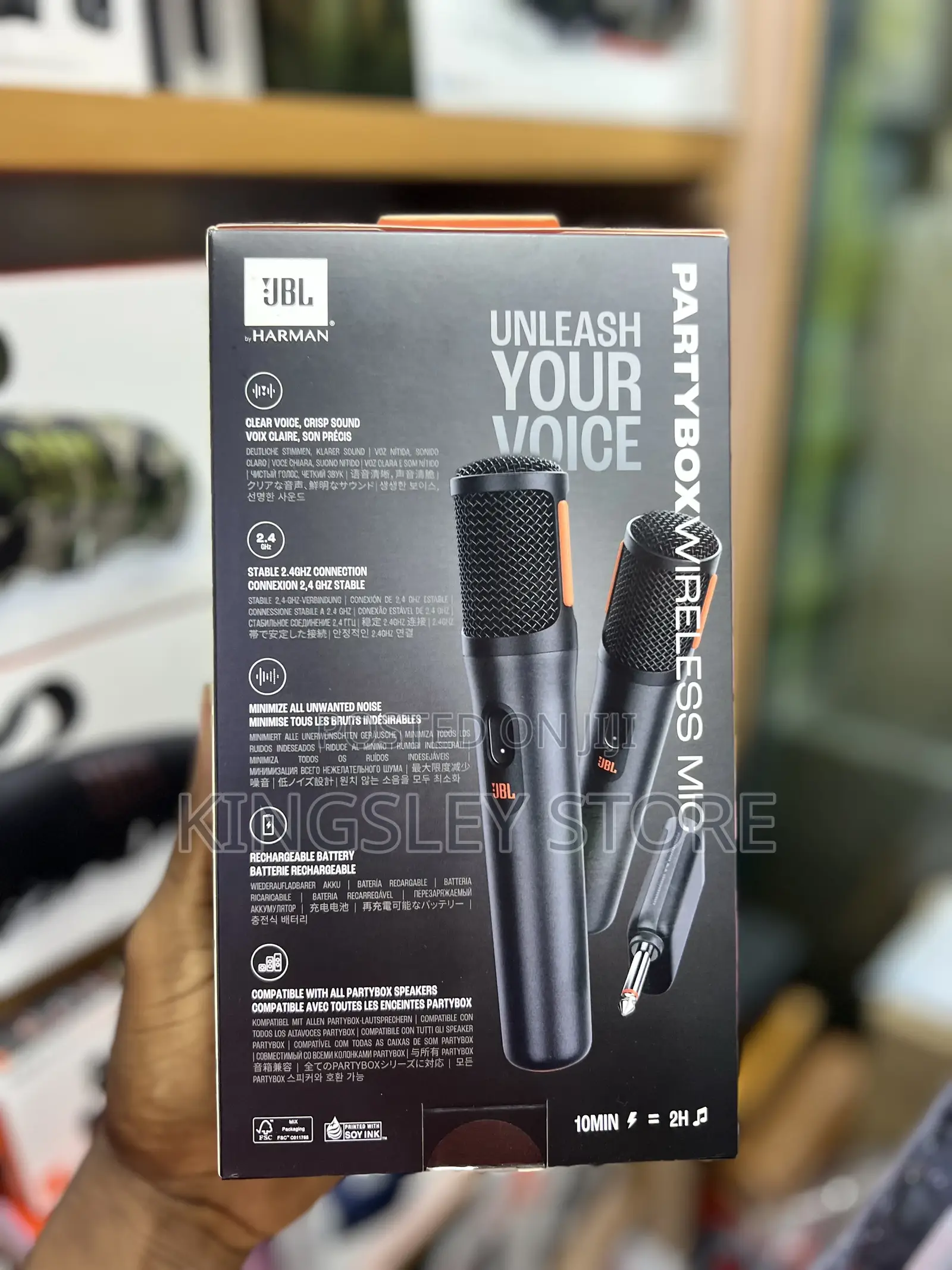 JBL Partybox Wireless Mic - 2x Digital Wireless Microphones