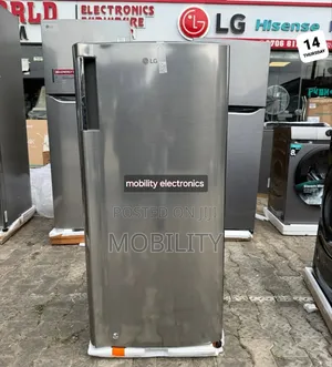 Lg Ref 331 One Door, Silver Color, Linear Compressor , 199 L,Inverter