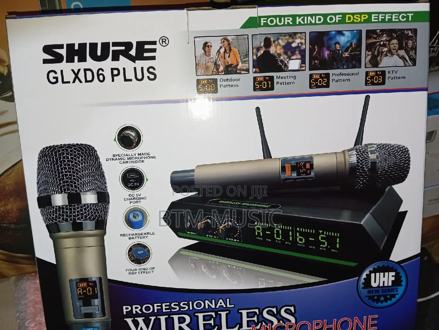 Glxd6+ Rechargeable Microphone