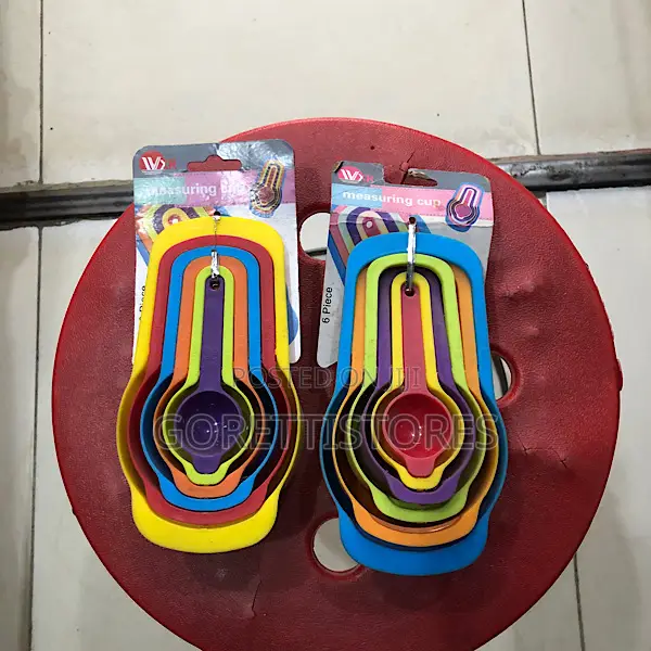 6 Pieces Plastic Measuring Cup Spoin