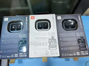 JBL Live Beam 3 - True Wireless Noise-Cancelling Closed-Stick Earbuds