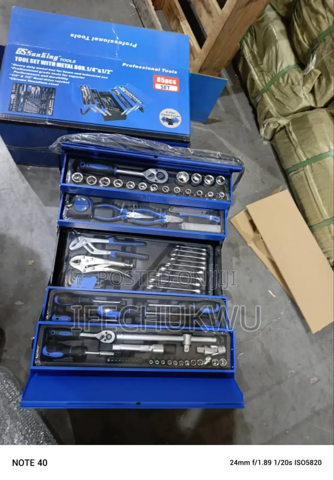 85pcs Mechanical Tools Box