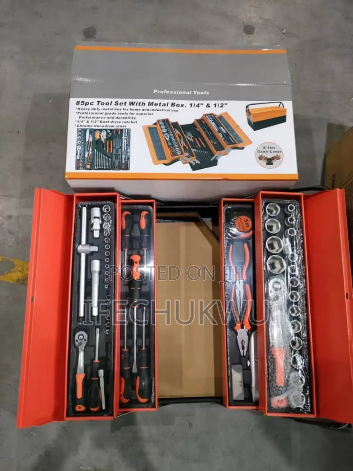 85pc Follow Come Cantilever Tools Box