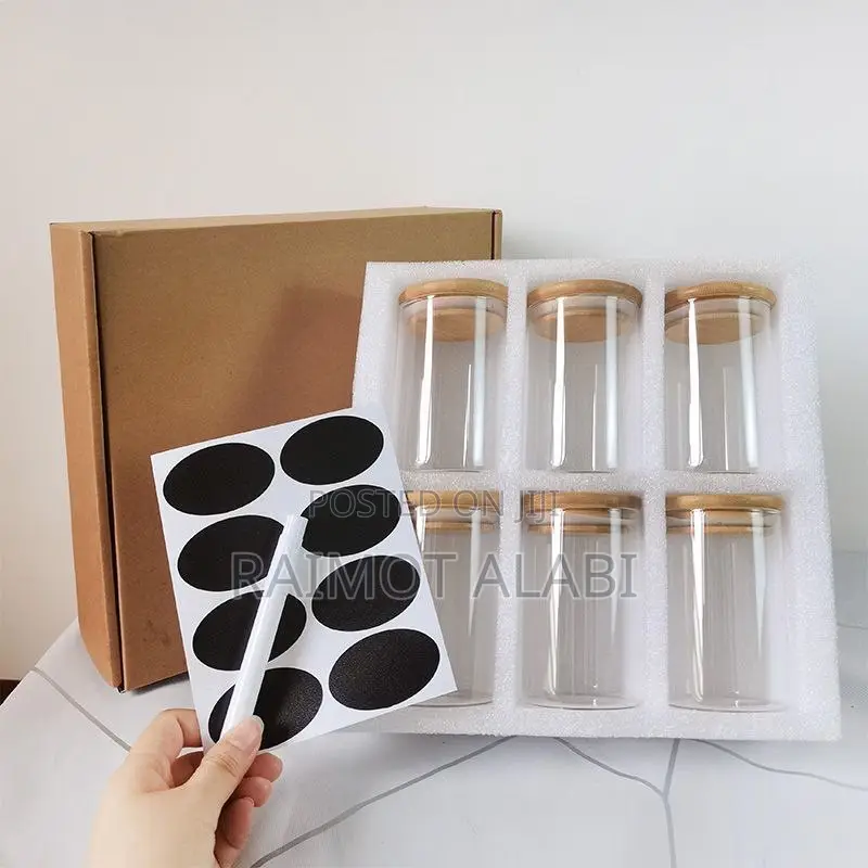 6pcs Storage Jar