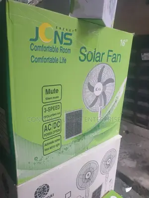 Powerful JCNS 16inches Solar Fan With Solar Panel and Bulb