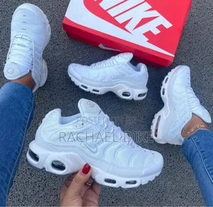 Luxury Plain White Sneakers
