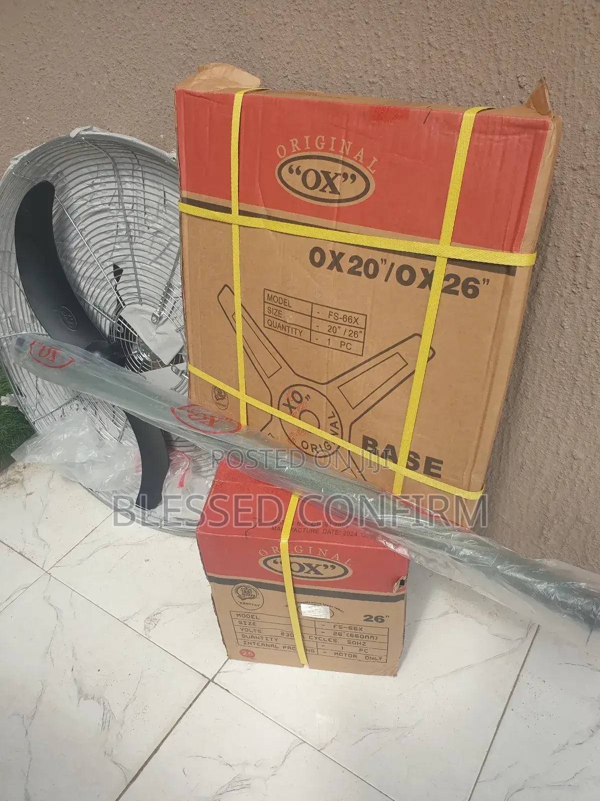 Ox 26" Industrial Standing Fan