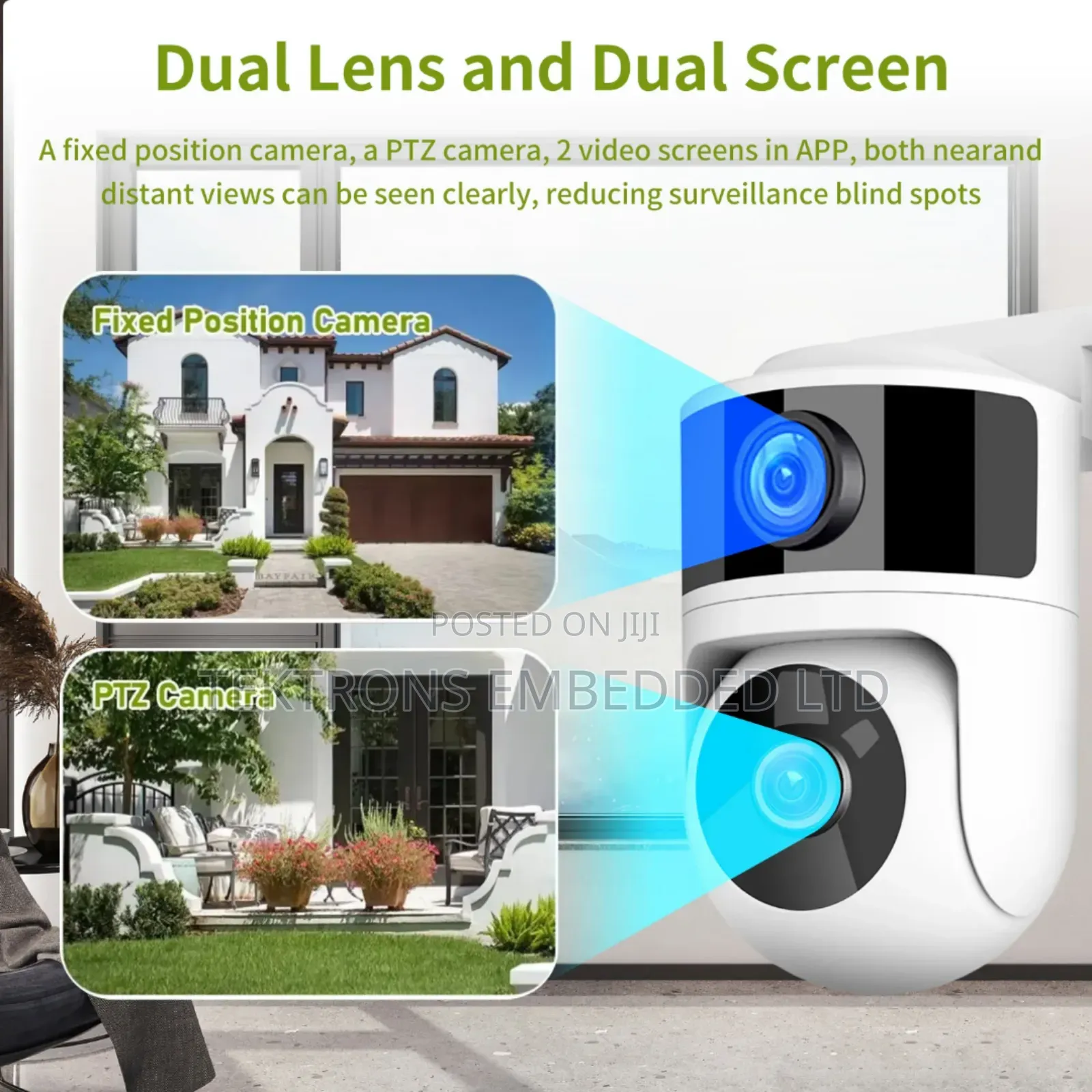 Double Lens Wifi Camera