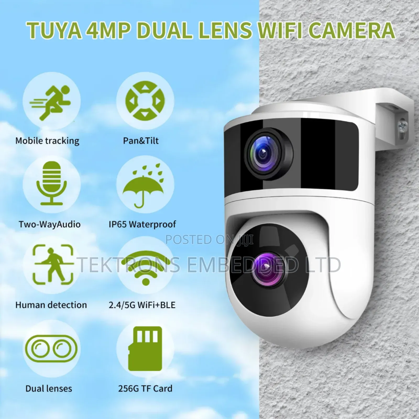 Double Lens Wifi Camera