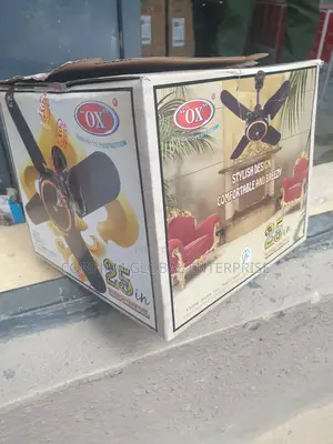 25" Ox Cieling Fan Short Blade