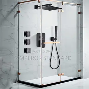 Black Shower Jets System, Concealed 5 Way