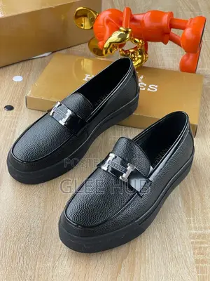 Matte Hermes Loafers