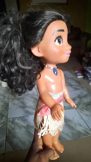 Baby Doll With Full Black Hair