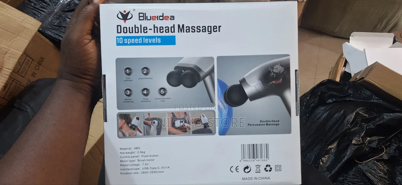 Blueidea Double-Head Massager – Model BLD-922