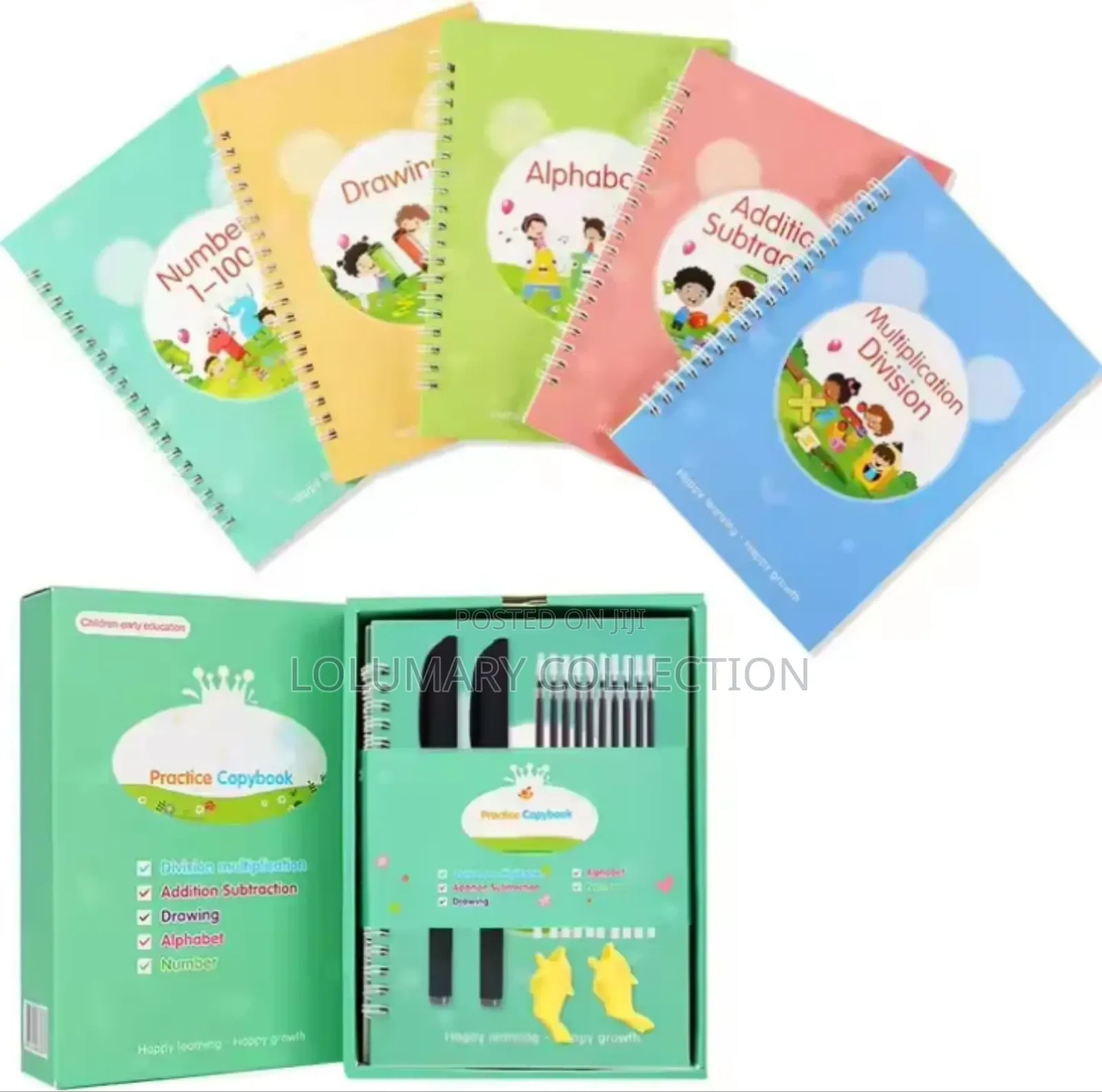 Erasable Calligraphy Practice Books – Kiddies Educational Gift Pack