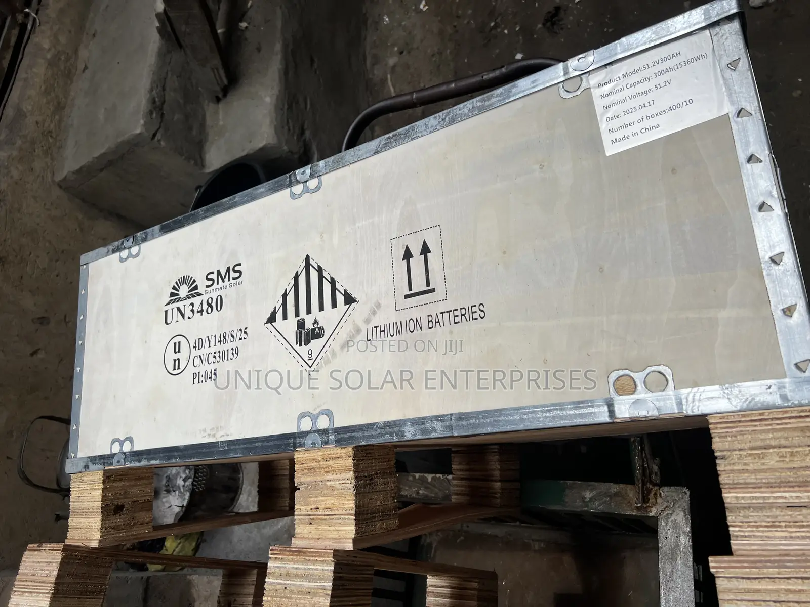 SMS Solar Lithium Battery Available