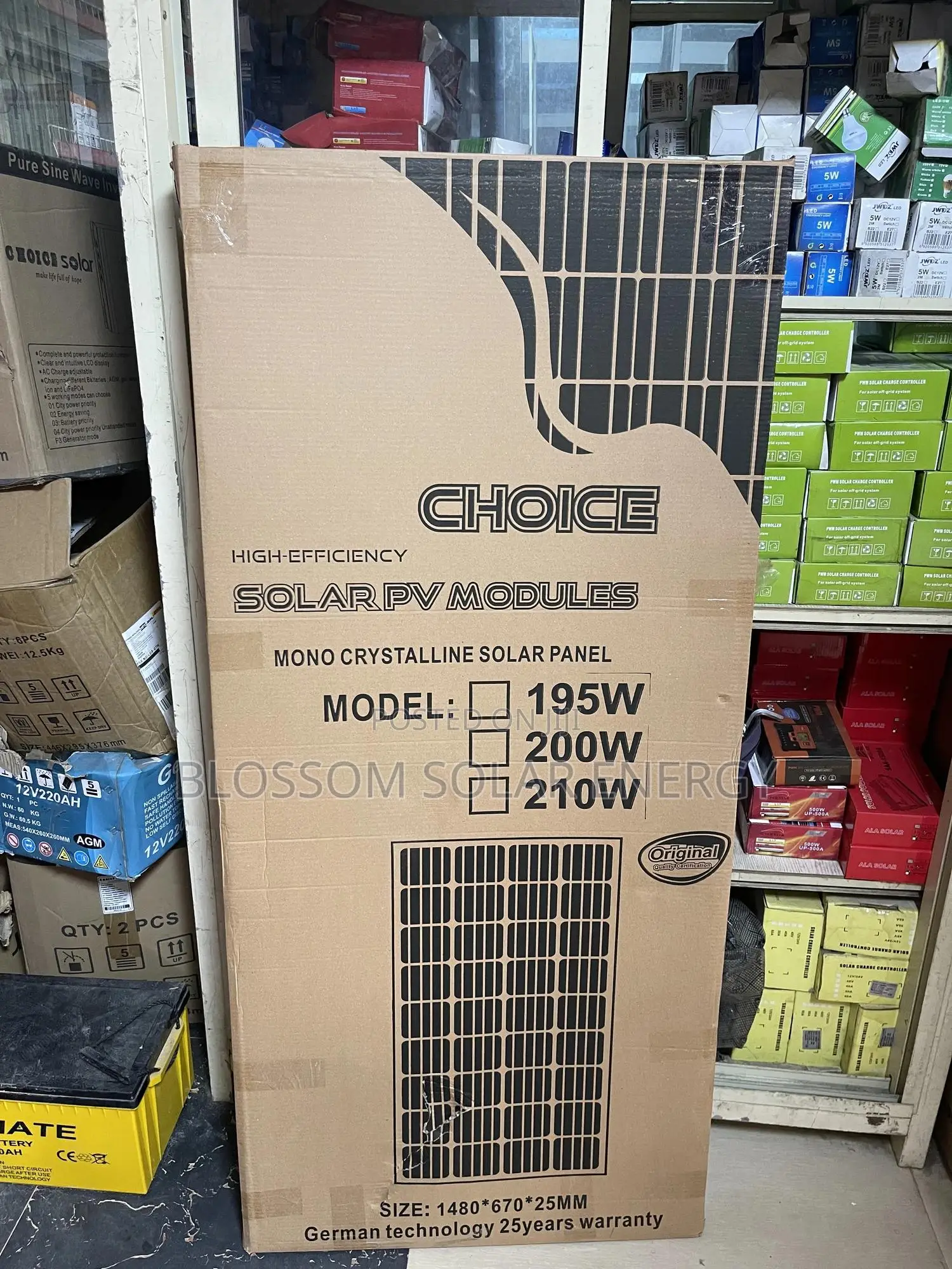 195w Mono Choice Panel