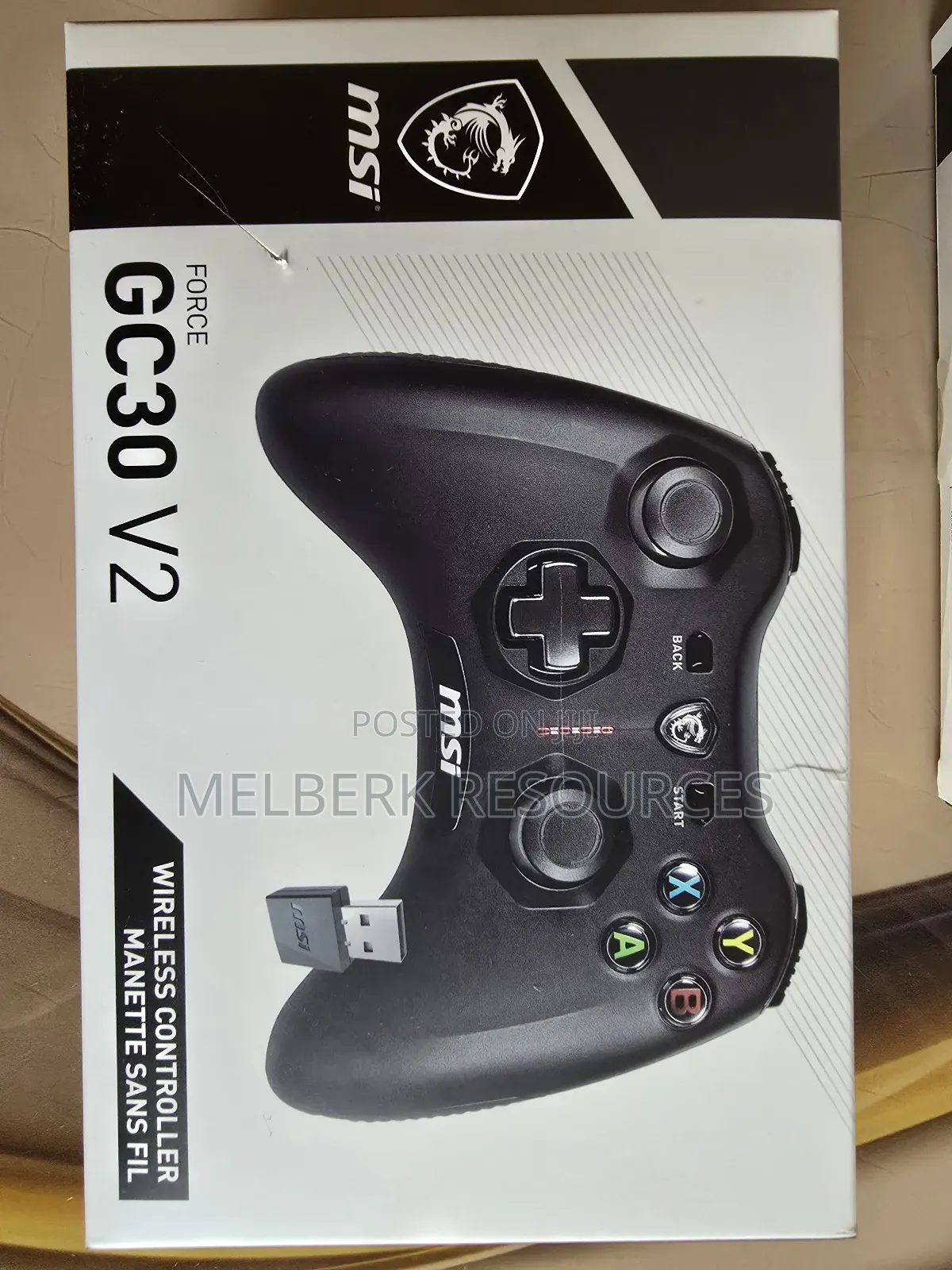 Msi Force Gc30v2 Wireless Gaming Controller for Pc