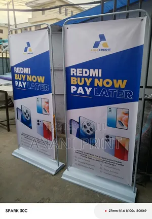 Outdoor Promotional Stand Printing