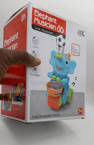 Elephant Musician Classic Kids Toy Ages 3+