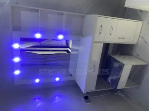 Dressing Table With Light and Stool