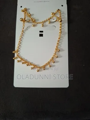 Plated Non-Tarnish Earring, Bracelet and Chain