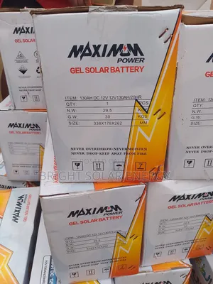 Get Solar Tubular Battery 130ah 12v